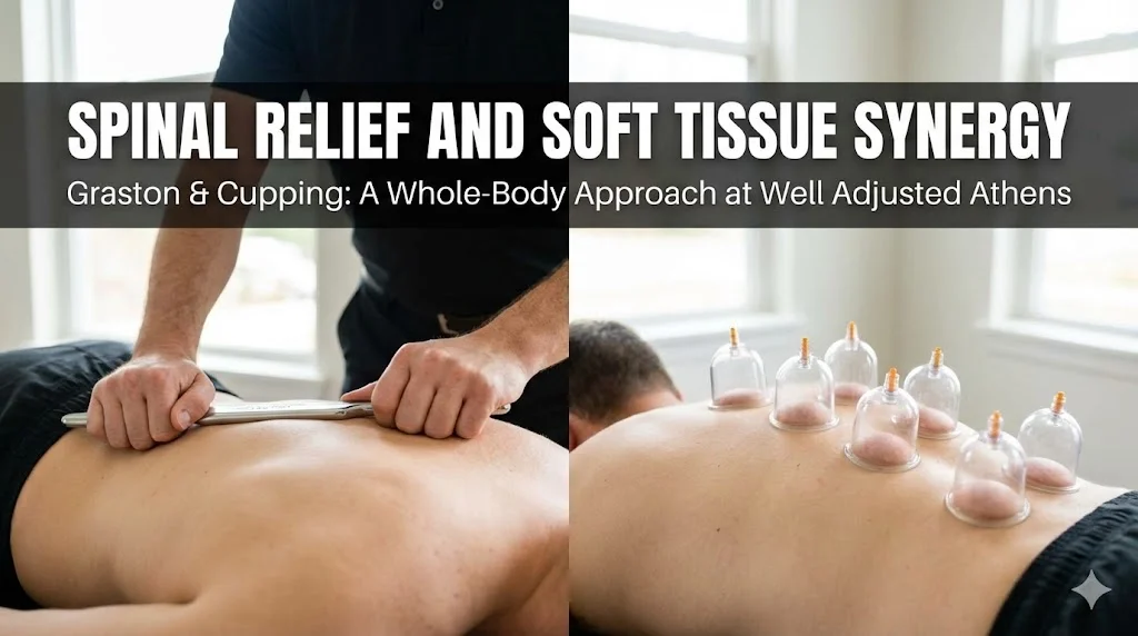 Spinal Relief and Soft Tissue Synergy Using Graston and Cupping with Your Adjustment