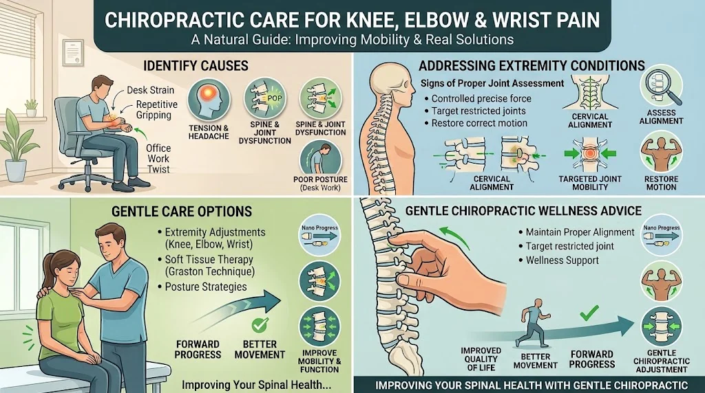 Chiropractic Care for Knee, Elbow & Wrist Pain
